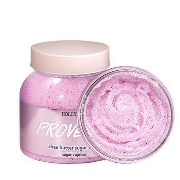 Цукровий скраб для тіла Hollyskin Provence з олією ши та перлітом