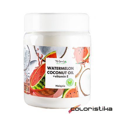 Масло для тела и волос кокосовое Top Beauty с витамином Е и ароматом арбуза 250 мл