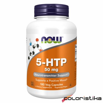 5-HTP 5-Гидрокситриптофан Now Foods 50 mg - 180 tabs