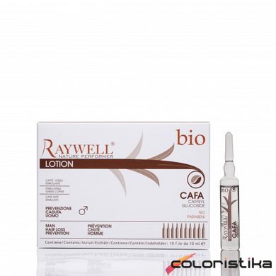 Ампулы Raywell bio CAFA против выпадения волос мужчин 10*10