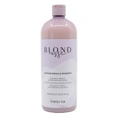 Шампунь хелатуючий для блонду Inebrya Blondesse Miracle Shampoo 1000 мл