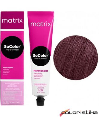 Фарба для волосся Matrix SoColor Pre-Bonded Permanent 6MV темний блондин мокка фіолетовий 90 мл