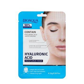 Маска для обличчя зволожуюча Bioaqua Hyaluronic Acid з гіалуроновою кислотою 25 мл BQY80878