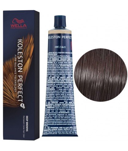 Краска для волос Wella Professionals Koleston ME 4/71 Средне-коричневый коричнево-пепельный 60 мл