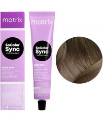 Безаміачна фарба для волосся Matrix SoColor Sync Pre-Bonded Acidic 6NGA Темний натуральний золотистий попелястий блондин 90 мл