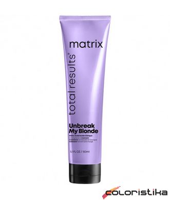 Укрепляющее несмываемое средство для волос Matrix Total Results Unbreak My Blonde Reviving Leave-in Treatment 150 мл