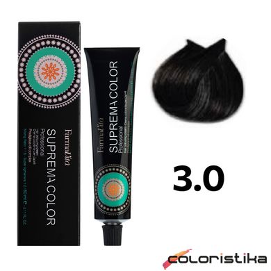 Краска для волос FarmaVita Suprema Color 3.0 темный каштан 60 мл