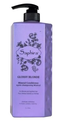 Кондиціонер для нейтралізації жовтизни Glossy Blonde Saphira 1000 мл