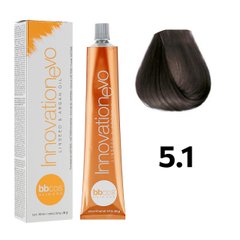 Фарба для волосся BBcos Innovation Evo 5.1 каштановий світло-попелястий 100 мл