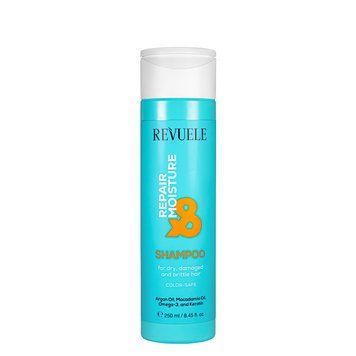 Шампунь для волосся сухого, фарбованого, пошкодженого, ламкого Revuele Repair & Moisture Shampoo зволожуючий, 250 мл
