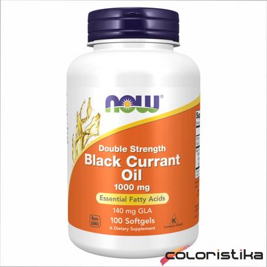 Масло чорної смородини Now Foods Black Currant Oil 1000mg - 100 sgels