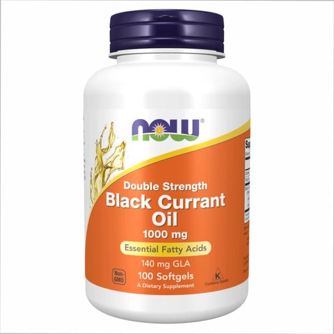 Масло чорної смородини Now Foods Black Currant Oil 1000mg - 100 sgels