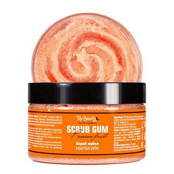 Cкраб жвачка для тела Top Beauty с ароматом маракуи, 250 мл