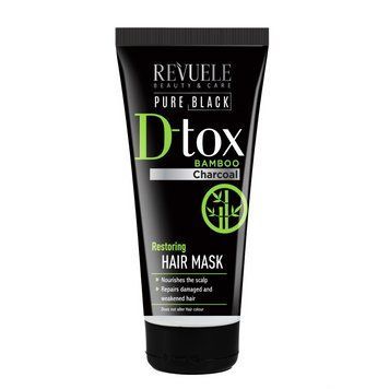 Маска для волосся Revuele Pure Black Detox Restring Hair Mask 200 мл