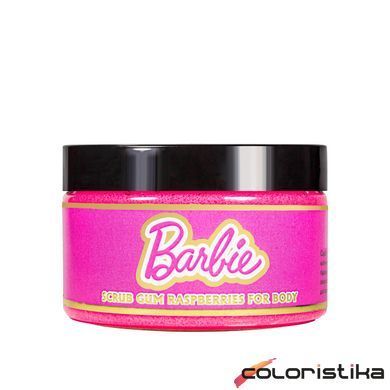 Cкраб жуйка для тіла Top Beauty Barbie з ароматом малини, 250 мл