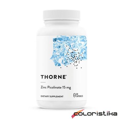 Цинк піколінат Thorne Zinc Picolinate 15 мг - 60 капсул