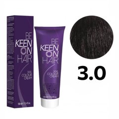 Фарба для волосся Keen Color Cream 3.0 темно-коричневий 100 мл