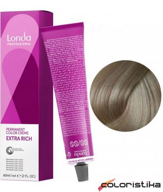 Краска для волос Londa Professional PERMANENT COLOR 12/61 Специальный блондин фиолетово-пепельный 60 мл