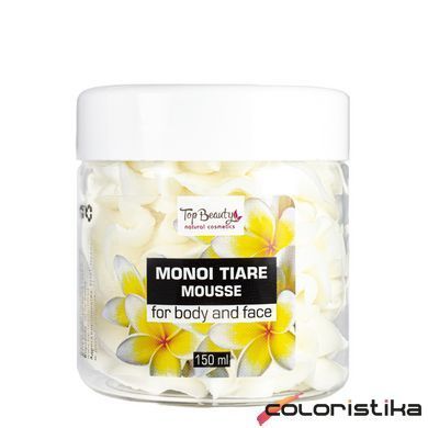 Баттер-суфле для тіла та обличчя Top Beauty з ароматом банану та маслом моноі 150 мл