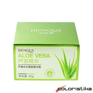 Крем для обличчя зволожуючий з алое BIOAQUA Aloe Vera 50 мл