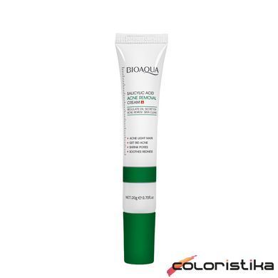 Крем для обличчя проти акне із саліциловою кислотою Bioaqua Salicylic Acid Acne Removal Cream, 20 г