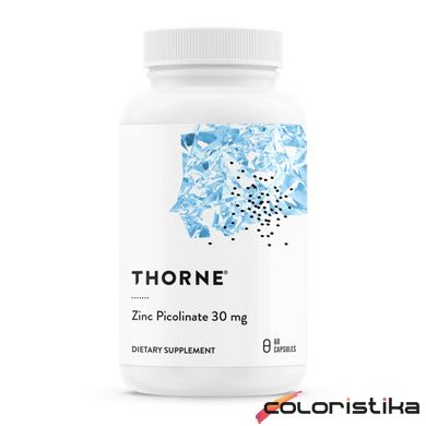 Цинк пиколинат Thorne Zinc Picolinate 30 мг – 60 капсул