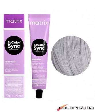 Безаміачна фарба для волосся Matrix SoColor Sync Pre-Bonded Acidic 10PV, лавандовий опал 90 мл