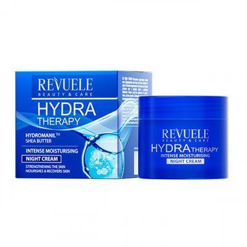 Зволожуючий нічний крем для обличчя Revuele Hydra Therapy Intense, 50 мл