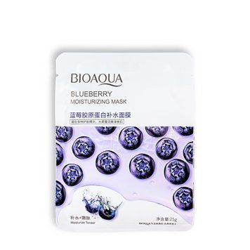 Маска для обличчя зволожуюча Bioaqua Blueberry тканинна 23 г (BQY56563)