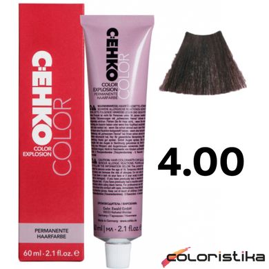 Краска для волос C:EHKO Color Explosion 4.00 коричневый (седина) 60 мл