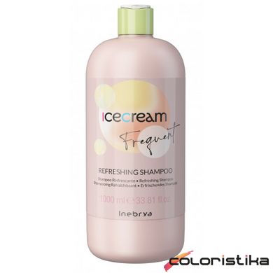 Шампунь освещающий с мятой Inebrya Refreshing Shampoo Mint 1000 мл