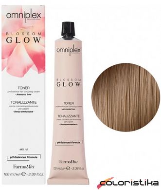 Безаммиачная краска для волос FarmaVita Omniplex Blossom Glow Toner 100 мл 9.13 Очень светлый блондин бежевый