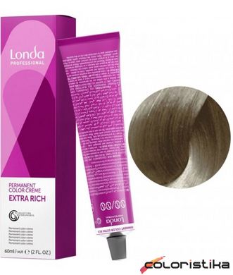 Фарба для волосся Londa Professional PERMANENT COLOR 12/81 Спеціальний блондин перлинно-попелястий 60 мл