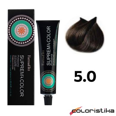 Краска для волос FarmaVita Suprema Color 5.0 светлый каштан 60 мл