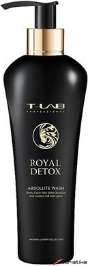 Шампунь-гель для абсолютної детоксикації волосся та тіла T-Lab Professional Royal Detox 300 ml