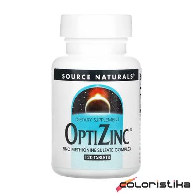 Опти Цинк Source Naturals OptiZinc® - 120 таблеток