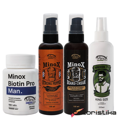 Комплекс для росту бороди Minox Beard Complex (Посилений)