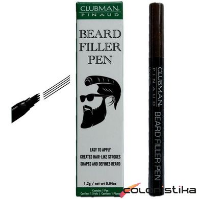 Карандаш для бороды CLUBMAN PINAUD BEARD FILLER PEN Black 1.2g