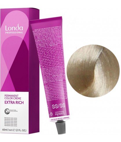 Краска для волос Londa Professional PERMANENT COLOR 12/89 Специальный блондин жемчужный сандре 60 мл