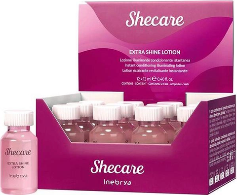 Лосьйон для волосся екстра сяйво Inebrya Sheсare Extra Shine Lotion 12шт/10мл