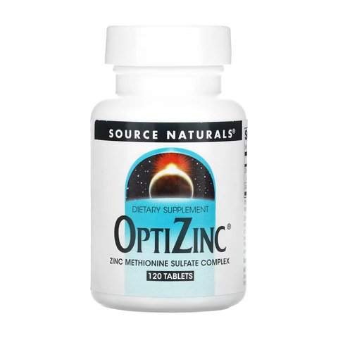 Опти Цинк Source Naturals OptiZinc® - 120 таблеток