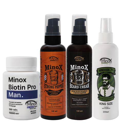 Комплекс для росту бороди Minox Beard Complex (Посилений)