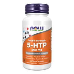 5-HTP 5-Гідрокситриптофан Now Foods 200mg - 60 tabs