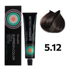 Фарба для волосся FarmaVita Suprema Color 5.12 світло-каштановий попелястий ірис 60 мл