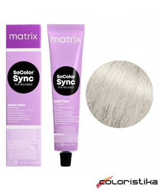 Безаміачна фарба для волосся Matrix SoColor Sync Pre-Bonded Acidic 8A, попелястий 90 мл