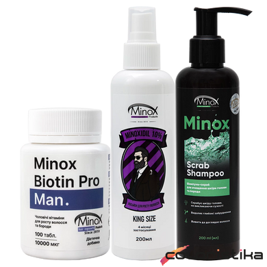 Комплекс для росту волосся та бороди Minox Man Hair Complex (Посилений)