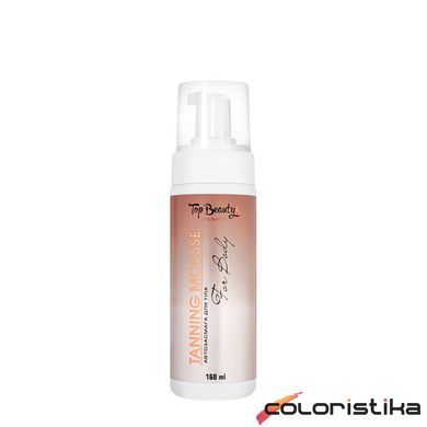 Мусс-автозагар для тела Top Beauty Tanning Mousse 160 мл с перчаткой