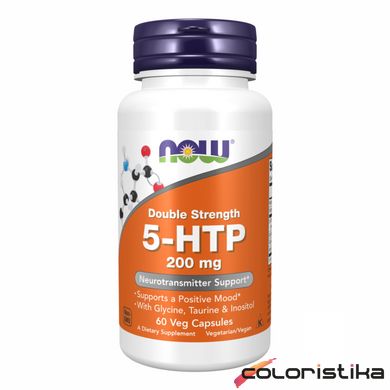 5-HTP 5-Гидрокситриптофан Now Foods 200mg - 60 tabs