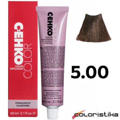 Краска для волос C:EHKO Color Explosion 5.00 светло-коричневый (седина) 60 мл