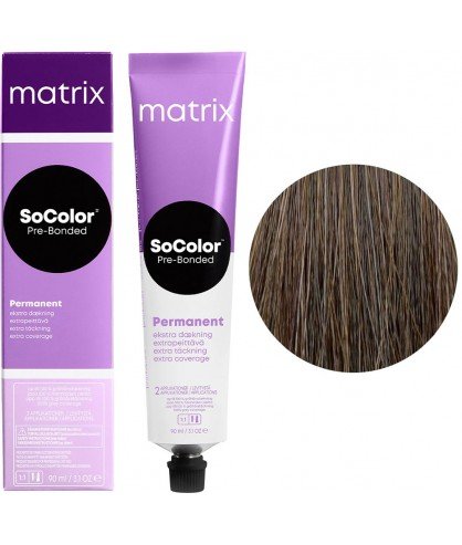 Краска для волосMatrix SoColor Pre-Bonded Permanent Extra Coverage 506N темный блондин натуральный 506N 90 мл